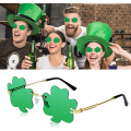 Miniatyrbild 4 av 5: Patrick's Day Solglasögon Saint Patricks Tillbehör Grön Shamrock Stil