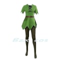 Miniatyrbild 4 av 5: Peter Pan Cosplay Anime Kostym Grön Elf Uniform Klänningar Pojkar Flickor Halloween Karneval Kostym Fancy Dress Suit Män -a XL XL Men