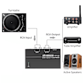 Miniatyrbild 4 av 5: Ultrakompakt Phonoförförstärkare med RCA-ingång & Utgång, 1/4-tums TRS-gränssnitt, Preamplificador Skivspelarförförstärkare PP400 EU Plug
