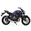 Miniatyrbilde 2 av 5: Maisto 1:18 2018 Yamaha Mt07 Statisk Støpt Modellkjøretøy Samleobjekt Hobby Motorsykkel Modell Leker