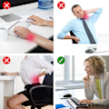 Miniatyrbilde 4 av 4: Hellingstativ for tastatur Ergonomisk tastaturstativ for dataspill og skriving with black anti-slip strips