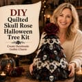 Miniatyrbild 2 av 8: DIY Quilted Fabric Christmas Tree Kit, 3D Fabric Patchwork Craft Set for Beginners, Handmade Table Decoration for Home, Mantel, Table, Office #I