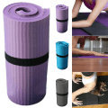 Miniatyrbilde 2 av 4: Yoga Pilates Matte Tykk treningsmatte Treningsmatte med sklisikkert grep 15 mm Treningsmatter Purple