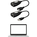 Pikkukuva 2 / 7: Usb-RJ45-jatkokaapeli RJ45 Ethernet Lan -jakajakaapelille