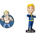Miniatyrbild 2 av 3: Kreativitets-Fallout Bobblehead Samlarfigur Vinyldocka Present Kreativ Leksak, Bobblehead Dockleksak Pojke b don't shake