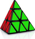 Pyraminx Speed ​​​​Pusselkub 3x3, Triangulär Pyramid Magic Cube Mag