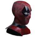Pikkukuva 3 / 5: Deadpool Cosplay Wade Winston Wilson Nahkainen Naamioasu Sukellusvene Deuce Halloween-Puolueasu Tarvikkeet Vakio Otsikko