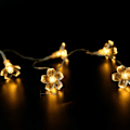 Miniatyrbillede 8 af 8: 7M 50 LED Solcellelysstreng Have Fe-lys Warm cherry blossoms