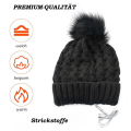 Miniatyrbillede 4 af 5: USB-opvarmet hue - elektrisk varm hue - strikket vinterhuer