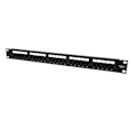 Miniatyrbilde 4 av 8: RJ11 Gjennomgående Hull 25 Porter Anti-Interferens Gullbelagt Pin CAT3 Patch Panel for 19 Tommers Stativskap 0.7