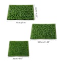 Miniatyrbilde 3 av 6: Kunstgressmatte for hund, vanntett tissematte for hund, hundebleie S-46*36cm