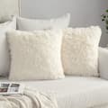 2-pack fuskpäls kuddfodral fluffiga och mjuka 43*43cm