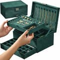 Jewelry Box - Jewelry Storage Box Mörkgrön green