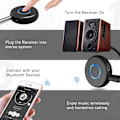 Miniatyrbillede 4 af 5: Bluetooth Aux Adapter til Bil, Bluetooth 5.0 Modtager til Bil, Trådløs Audio Adapter Bærbar Håndfri Bilsæt med RCA AUX 3.5mm