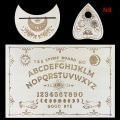 Miniatyrbillede 7 af 8: Spådomspendelbræt i træ graveret magisk bræt Ouija Boa - Perfekt 20
