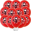 Miniatyrbilde 2 av 5: Spidey og hans fantastiske venner 12 tommers latexballonger Spiderman bursdagsfestdekorasjoner for barn babyshower festutstyr As picture-D-12pcs