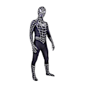 Miniatyrbild 5 av 5: Halloween Herr Svart Remy Spiderman Cosplay Kostym Venom Symbiote Remy Dräkt Zentai Bodysuit Vuxen Huva Jumpsuits Hooded Jumpsuits S