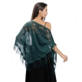 Miniatyrbild 1 av 5: Kvällsklänningar Sjal Dam Cape Wraps MÖRKGRÖN MÖRKGRÖN Dark Green Dark Green
