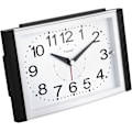 Miniatyrbillede 2 af 5: Stort 6,5 tommer lydløst analogt vækkeur, ingen tikken, blød vækning, bip, lydstyrke op, snooze-funktion og batteridrift