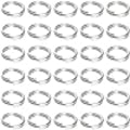 Pikkukuva 1 / 6: 100 kpl 10 mm Mini Split Jump Ring - Kaksoislenkit, Pienet Metallirengasliittimet
