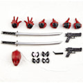 Miniatyrbilde 4 av 5: Deadpool Actionfigur Avtakbar og utskiftbart ansi Samleobjekt Modelldukke Figur Leke Skrivebordsdekorasjon Gave