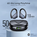 Pikkukuva 4 / 5: Bluetooth 5.3 urheilukuulokkeet, langattomat nappikuulokkeet korvakoukuilla