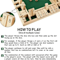 Miniatyrbillede 5 af 6: Shut The Box Terningbræt Spil til 4 Spillere - Perfekt til Familiemøder og Fester