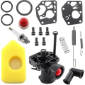 Pikkukuva 1 / 5: Briggs Stratton -ruohonleikkurin kaasuttimen korjaussarja 499809 498809a 494406 Suodatin 698369 Säädin 691859 692211 Kalvo 795083 495770