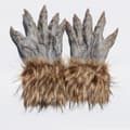 Werewolf Gloves - Hairy Wolf Claw Hands Paws Monster