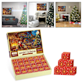 Miniatyrbild 3 av 10: Pussel-Adventskalender 2023 - Julpusselbitar i en kalender C one-size