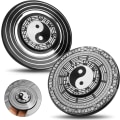 Miniatyrbilde 1 av 5: Kult Zodiac Fidget Hand Spinner Tai Chi Spiner for Barn og Voksne - Sensorisk Håndholdt