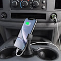 Miniatyrbillede 4 af 5: Belkin 360° og 90° roterbar udvidbar smartphone kopholder Bilholder