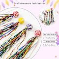 Pikkukuva 2 / 4: 20 kpl Pomppivia palloja lapsille, Mini Comet -pallot Värikkäät mini-kumipallot nauhoilla Korkealle pomppivat hyppypallot _xx 3 set - 60pcs