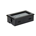 Miniatyrbillede 2 af 8: Mini Digital Termometer Hygrometer Måler Sort/hvid (6-pak - Firkant) black Fahrenheit
