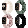 Miniatyrbild 1 av 5: Kompatibelt Apple Watch-armband Scrunchie 38mm 40mm 41mm 4-pack 8 38mm/40mm/41mm-S