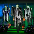 Miniatyrbild 5 av 7: 3-pack Hängande Halloween Skelett Spöken Dekorationer, Dödsänglar för Bästa Halloween Utomhus Dekorationer