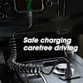 Miniatyrbilde 7 av 10: Spring Data Kabel Mobiltelefon Ladekabel SVART 1.5M TYPE C Svart Black 1.5mType C-Type C