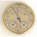 Miniatyrbild 1 av 5: Barometer, väderstation med barometer och hygrometertermometer, 3 i 1 väggmonterad analog väderstation för inomhusbruk