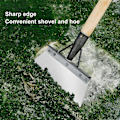 Miniatyrbilde 3 av 5: Multifunksjonell Rengjøringsskuffe Jordrengjøring Tykk Rengjøringsspade for Hage Gård Landbruk 20cm