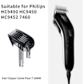 Miniatyrbillede 3 af 5: pcs hårklippeskær kompatible med Philips HC9450 HC9490 HC9452 HC7460, justerbar 7-24mm