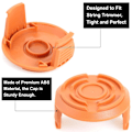 Miniatyrbilde 4 av 5: Worx Wa0004.1 Langvarig erstatningsspolesett - 1,65 mm/3 m - Kompatibel med Worx gressklippere (4 spoler + 1 lokk)
