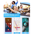 Pikkukuva 6 / 7: Bluetooth-vastaanotin autoon, Melunvaimennus 3,5 mm AUX Bluetooth-auton sovitin, Handsfree-puhelut, 16 tunnin akun kesto - Musta+Hopea