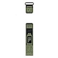 Miniatyrbillede 4 af 4: 24 mm nylon urrem til Suunto 9/7/Spartan Sport Wrist HR Baro Loop Mount Strap_xx Army Green