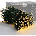 Miniatyrbilde 1 av 7: Lyslenke 20 meter Juler Dekorative Mini Lys, 200 LED Grønn Tråd Fe-Stjerne Lyslenke for Innendørs Utendørs Juletre Dekorasjon