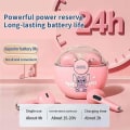 Miniatyrbilde 4 av 5: Kids Stitch Angel trådløse Bluetooth 5.3 hodetelefoner Hifi lydhodetelefoner - Stitch