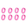 Miniatyrbild 1 av 5: 1/4/8 st Resväska Hjulskydd Dämpande Bullerreducerande Hjulskydd För De Flesta 8 Spinner Hjul Resväskor Rosa Pink 8pcs