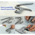 Miniatyrbilde 5 av 8: Trykknapper med TRYKKNAPPTANG, 360 sett med T5-trykknapper i 24 farger for DIY-prosjekter (trykknapper med TRYKKNAPPTANG)_xx