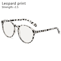 Miniatyrbilde 1 av 5: -1.0~-4.0 Myopia Briller Briller LEOPARD PRINT STYRKE 2.50 leopard pris leopard print Strength 2.50-Strength 2.50