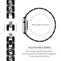 Miniatyrbild 2 av 5: Set Metal Watch Strap Watch Kompatibel med SE Series 6/5/4 Strap---Silver Gold（40mm）