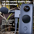 Pikkukuva 3 / 5: Insta-360 One-x2 USB-C -portin siirto mikrofoneille Kaksi mikrofonia Ääniadapteri
